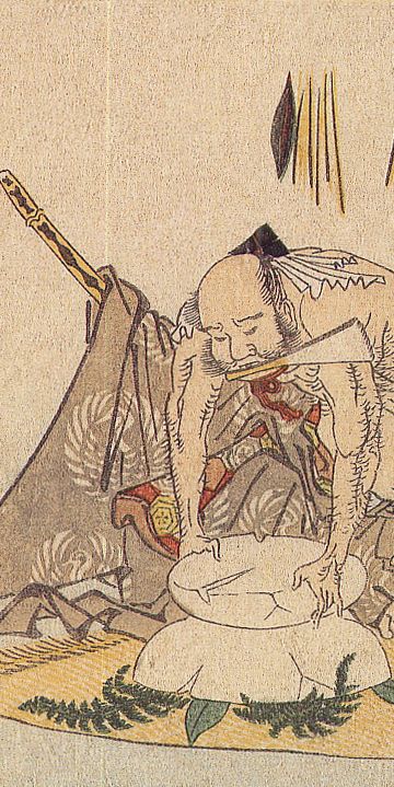Hokusai: L'eroe semileggendario Asashina Saburo.